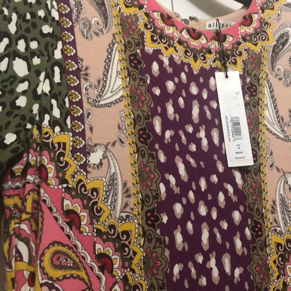 NWT $350 Alice + Olivia Delora Fitted Midi Dress! - Picture 9 of 10